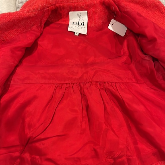 Tibi woman Red Crop Jacket, 3/4 Sleeves in good condition - Picture 7 of 8